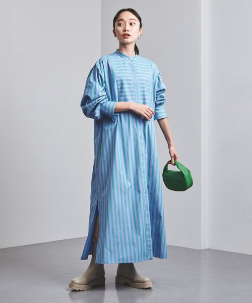 United Arrows ロンドンストライプ パネル シャツワンピース W ユナイテッドアローズ United Arrows Magaseek