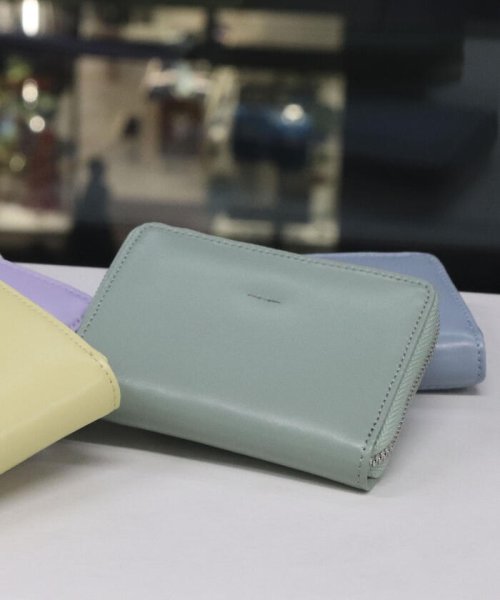 NOLLEY’S(ノーリーズ)/【YAHKI/ ヤーキ】SMALL LEATHER WALLET/ミント