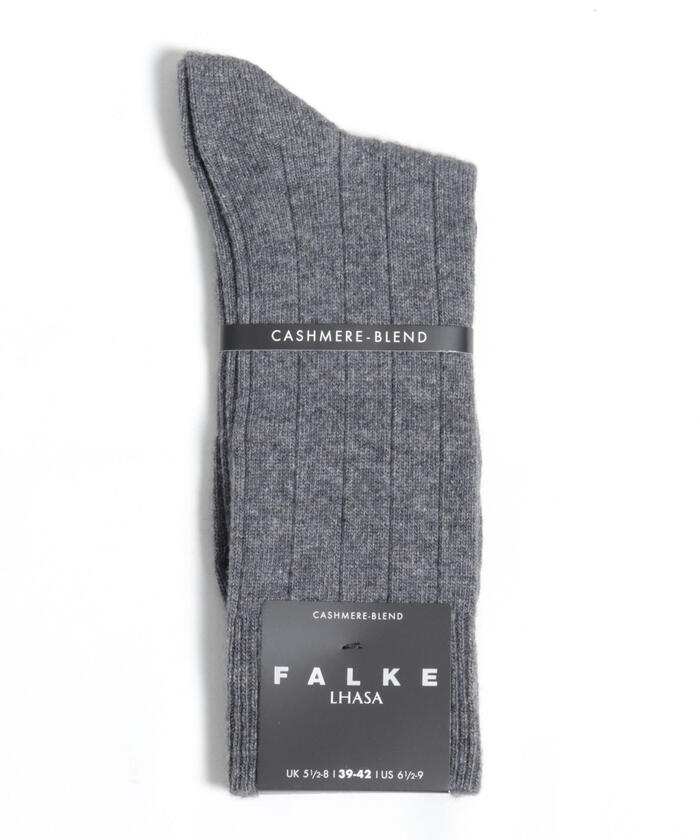 超目玉枠 ソックス ファルケ Falke メンズ Black Sock Rib Lhasa インナー 下着 ソックス メンズ Falke ファルケ インナー 下着 靴下