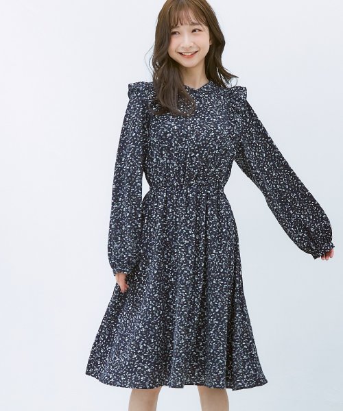 肩フリルワンピース Web限定llサイズ有 ハニーズ Honeys Magaseek