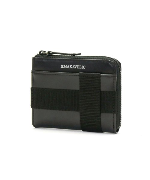 MAKAVELIC(マキャベリック)/マキャベリック 財布 MAKAVELIC LEATHER SERIES WATER PROOF LEATHER MIDDLE WALLET 3121－30804/ブラック