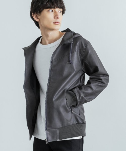 レザージャケット ブルゾン パーカー ライダース 革ジャン メンズ レディース ライトアウター ハイネック スリム フード バイカー モード カジュアル ストリ ロッキーモンロー Rocky Monroe Magaseek レザージャケット ブルゾン パーカー ライダース 革ジャン メンズ レディース ライトアウター ハイネック スリム フード バイカー モード カジュアル ストリ ロッキーモンロー Rocky Monroe Magaseek