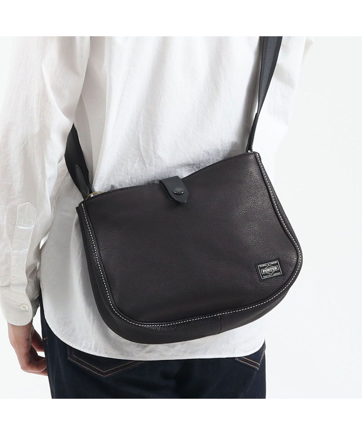 PORTER＿CISCO SHOULDER(L)＿ポーターシスコレザーショルダー