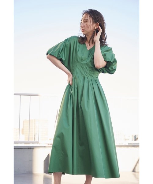 Vネックウエストタックワンピース フレイ アイディー Fray I D Magaseek Vネックウエストタックワンピース フレイ アイディー Fray I D Magaseek