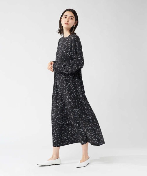 ドットパネルギャザーワンピース Qualite Qualite Magaseek