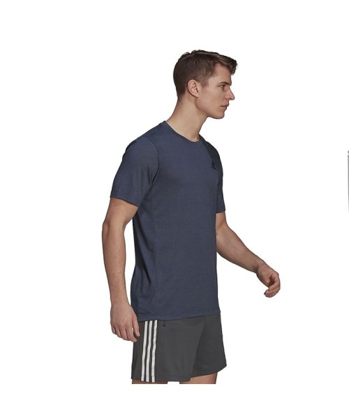 セール アディダス メンズ プライムブルー D2m ヘザー スポーツ 半袖tシャツ M Primeblue D2m Heathered Sport Tee アディダス Adidas Magaseek
