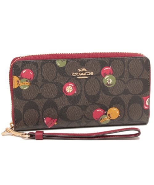 セール コーチ アウトレット 長財布 シグネチャー ブラウン ブラック マルチ レディース Coach C7411 Imosn コーチ Coach Magaseek