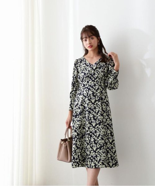 セール ぼかしフラワーハイウエストワンピース プロポーション ボディドレッシング Proportion Body Dressing Magaseek