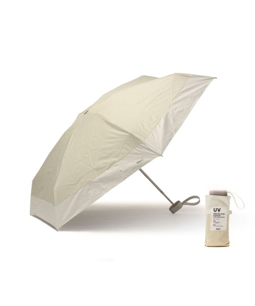 Wpc．(Wpc．)/Wpc. 折りたたみ傘 軽量 晴雨兼用 Wpc ダブリュピーシー 遮光 日傘 雨傘 UPF50 ワールドパーティー 遮光切り継ぎtiny 801－16423/ベージュ