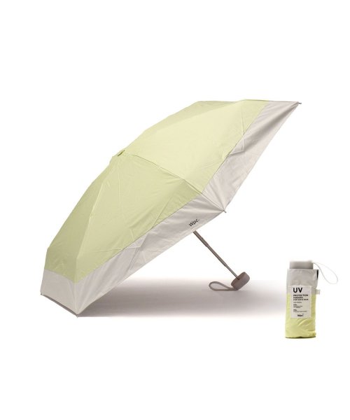 Wpc．(Wpc．)/Wpc. 折りたたみ傘 軽量 晴雨兼用 Wpc ダブリュピーシー 遮光 日傘 雨傘 UPF50 ワールドパーティー 遮光切り継ぎtiny 801－16423/ライトイエロー