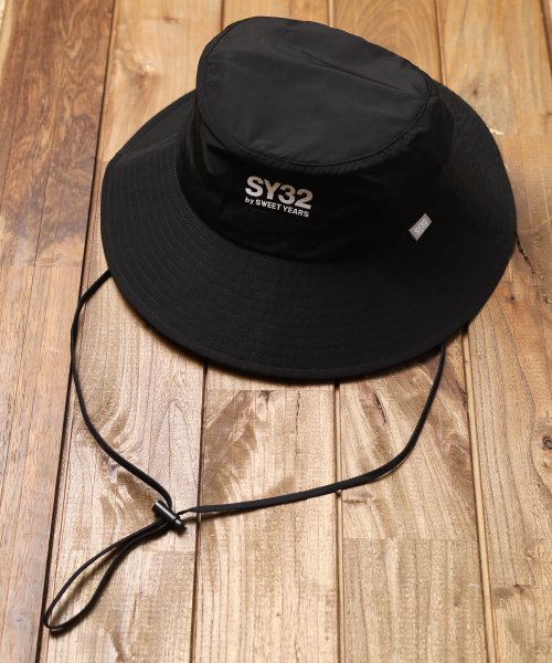 ar/mg(エーアールエムジー)/【73】【12159G】【SY32 by SWEET YEARS】PACKABLE BUCKET HAT/ブラック