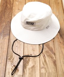 ar/mg(エーアールエムジー)/【73】【12159G】【SY32 by SWEET YEARS】PACKABLE BUCKET HAT/ホワイト