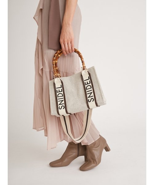 バンブーロゴバッグ スナイデル Snidel Magaseek