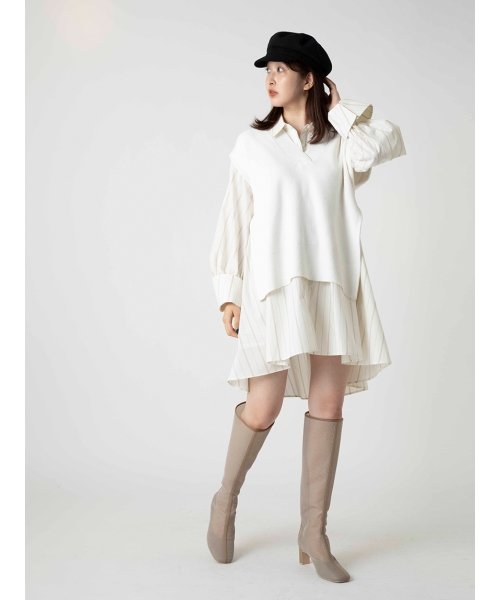 Sustainableニットベストミニワンピース スナイデル Snidel Magaseek