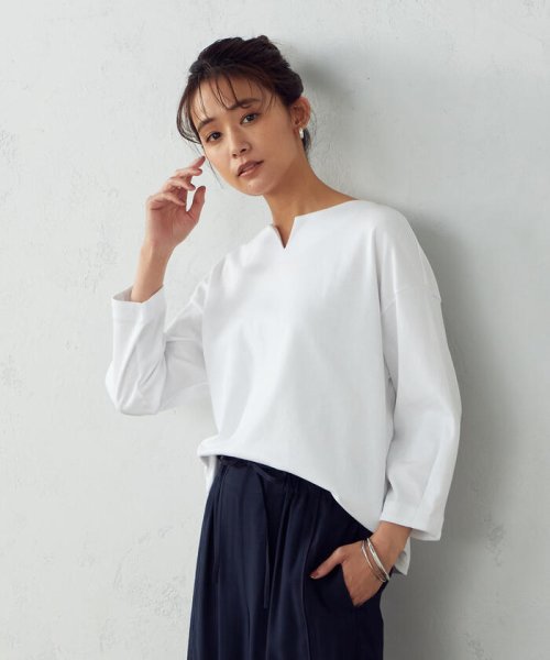 キーネックカットソー コムサイズム レディス Comme Ca Ism Magaseek