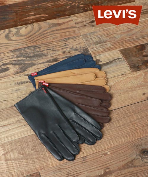 Levi's/リーバイス】 ゴートレザーグローブ/手袋 グローブ ゴート 革