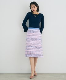 ANAYI/【セットアップ対応商品】デニムツイードAライン スカート/504474527