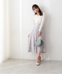 PROPORTION BODY DRESSING(プロポーション　ボディドレッシング)/ぼかしフラワーイレヘムスカート/ベージュ