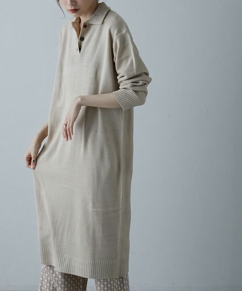 ポロニット ロングワンピース レディース ニットワンピース 長袖 ロング ワンピース 襟付き ワンピ アクリルニット バルキー カジュアル トラッド レトロ 冬 エトル Etoll Magaseek ポロニット ロングワンピース レディース ニットワンピース 長袖 ロング ワンピース 襟付き ワンピ アクリルニット バルキー カジュアル トラッド レトロ 冬 エトル Etoll Magaseek