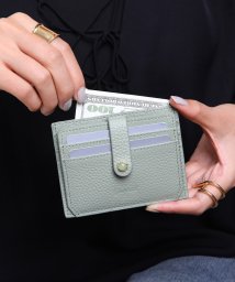 UNGRID bag(アングリッド　バッグ)/牛革天然石ブローチ　カード財布/OLV