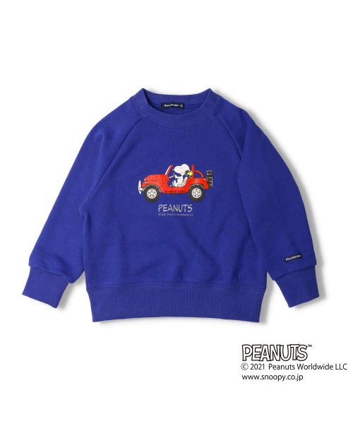 ムージョンジョン Moujonjon 子供服 Moujonjon ムージョンジョン スヌーピープリント裏毛トレーナー 90cm 130cm M Magaseek