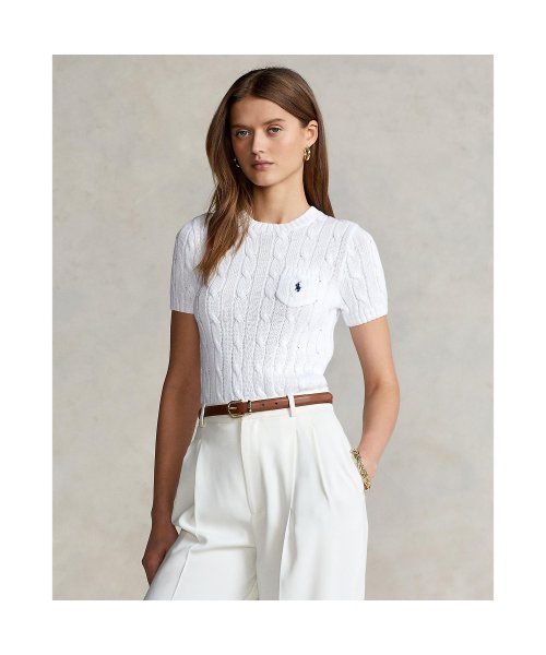 ケーブルニット ショートスリーブ セーター(504479573) | POLO RALPH 