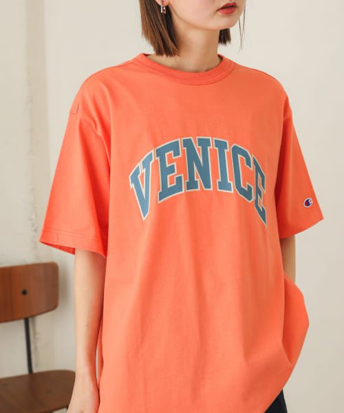 セール 別注 Champion Sense Of Place クルーネックtシャツ センスオブプレイス バイ アーバンリサーチ Sense Of Place By Urban Research Magaseek