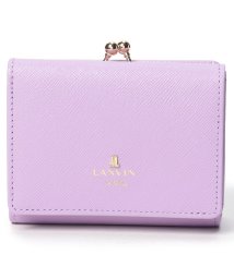 LANVIN en Bleu(BAG)(ランバンオンブルー（バッグ）)/リュクサンブール 口金三つ折り財布/ラベンダー