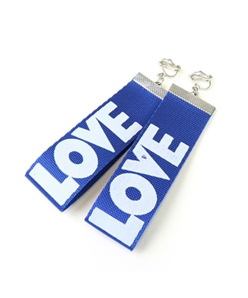 青 loveロゴ リボンイヤリング サン宝石 サン宝石 Magaseek 青 loveロゴ リボンイヤリング サン宝石 サン宝石 Magaseek