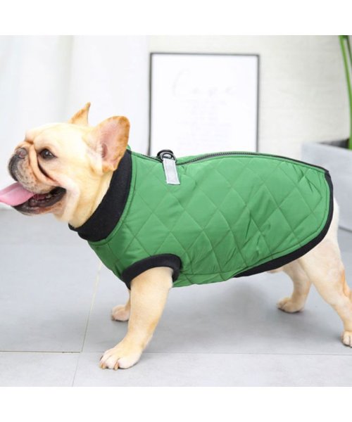 セール 犬服 ペット服 ダウン ベスト リードフック付き 防寒 寒さ対策 冬 可愛い ドッグ 犬用 小型犬 中型犬 クララキッズ Clarah Kids Magaseek
