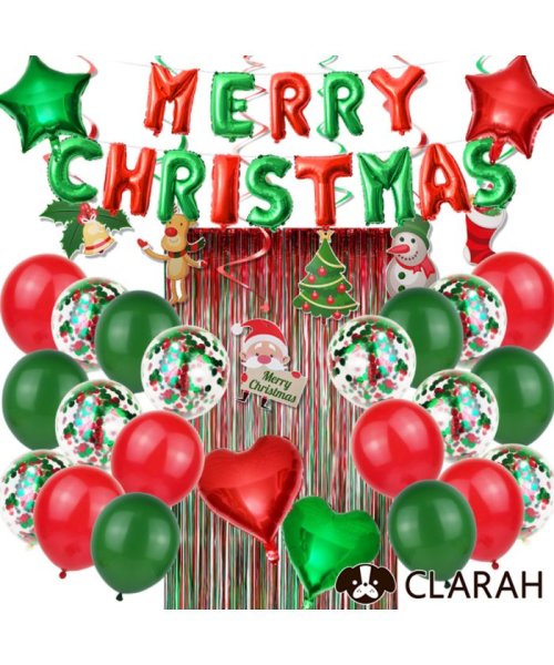 CLARAH　kids(クララキッズ)/クリスマス X'mas バルーン 風船 ガーランド パーティ セット /その他