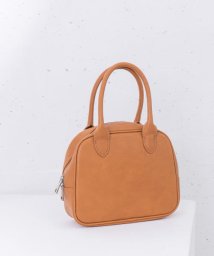 KBF(ケービーエフ)/エンボスミニボストンBAG/CAMEL