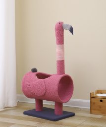 aimoha(aimoha（アイモハ）)/動物形キャットタワー猫用おもちゃ/ピンク