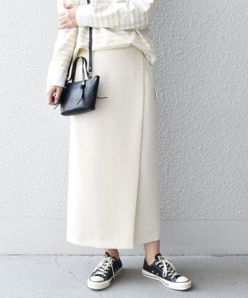 セール 手洗い可能 フロントスリットタイトスカート シップス ウィメン Ships Women Magaseek