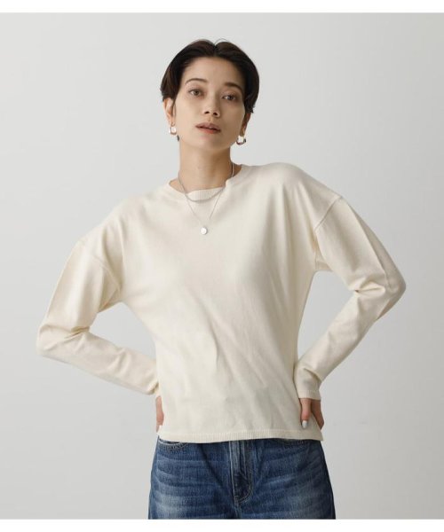 AZUL by moussy(アズールバイマウジー)/VOLUME SLEEVE KNIT/IVOY3