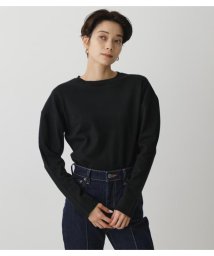 AZUL by moussy(アズールバイマウジー)/VOLUME SLEEVE KNIT/BLK