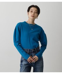 AZUL by moussy(アズールバイマウジー)/VOLUME SLEEVE KNIT/BLU