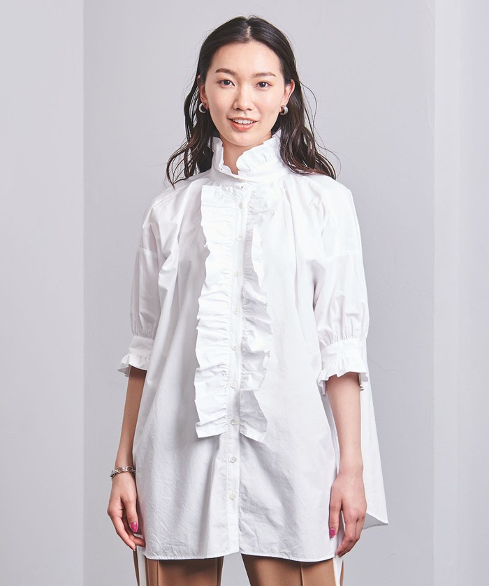 正規通販】 新品タグ付き☆dahl'ia ダリア フリルシャツ - シャツ ...