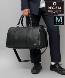REGiSTA(レジスタ)/ボストンバッグ Mサイズ メンズバッグ 2way 出張 旅行バッグ ゴルフバッグ 小さめ 大容量 1泊2日 カバン 鞄 かばん 軽量 人気 シンプル 大人 通勤/ブラック
