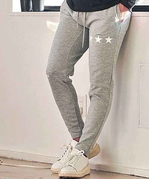 Cavaria スウェットパンツ メンズ スエットパンツ ストレッチ 細身 スリム プリント 秋 冬 ラグジュアリースポーツ ラグスポ カジュアル ストリート キャバリア Cavaria Magaseek