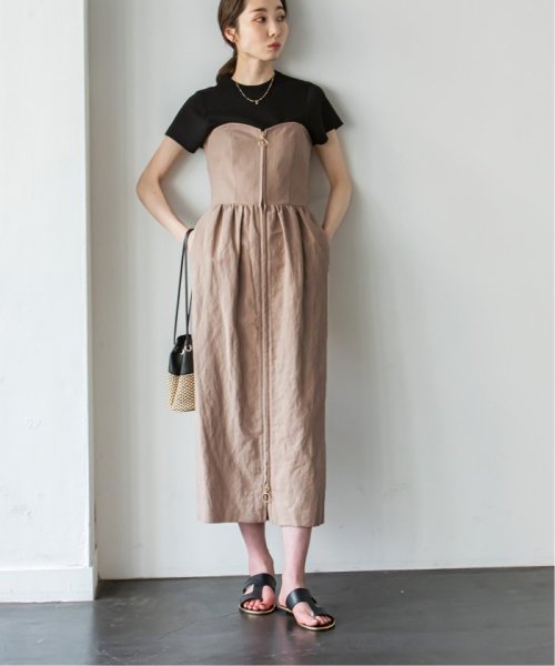 シルクネップツイードビスチェワンピース スピック スパン ノーブル Noble Magaseek