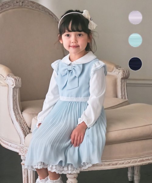 シフォンプリーツ ワンピース エニファム キッズ Anyfam Kids Magaseek