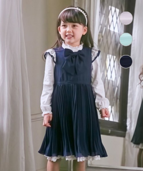 シフォンプリーツ ワンピース エニファム キッズ Anyfam Kids Magaseek