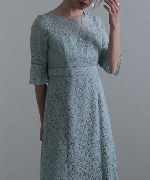 マーメイドラインレースワンピース プールヴー Pourvous Magaseek