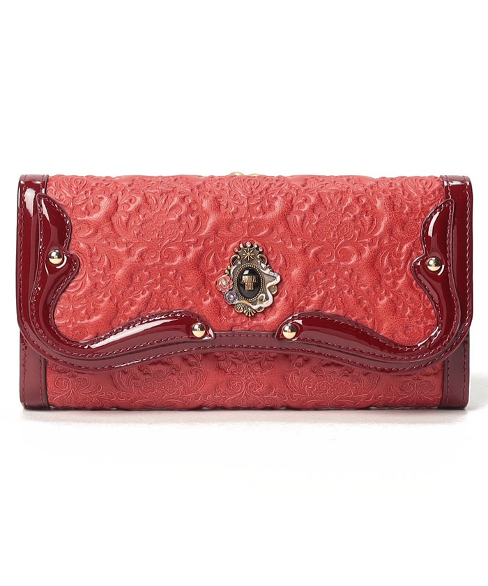 ANNA SUI セルパン 口金長財布 パープル -人気ブランドのバッグ