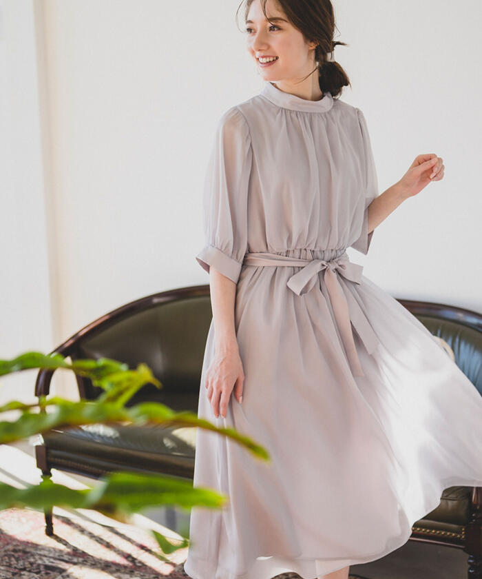 22公式店舗 ラメシアーブラウジングワンピ ワンピース ドレス Boonej Com