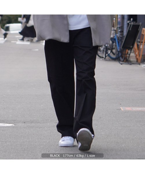 セール ワイドパンツ メンズ パンツ レディース カラーパンツ ストレッチツイル カラーワイドパンツ チノパン ストレッチ チノパンツ ストレートパンツ 太い ボトムス ワンフォークロージング 1111clothing Magaseek