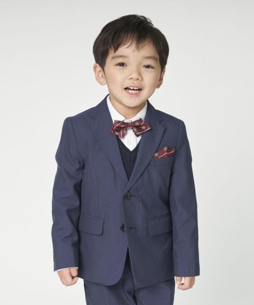 マイクロチェック柄 ジャケット(110－130cm)(504443373  