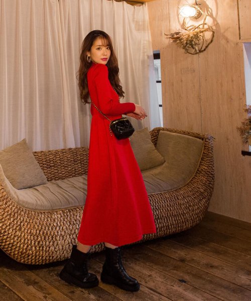 安心発送 ヘップバーンニットワンピース 手洗い可能 ワンピース ドレス Backtohealthwoodbury Com