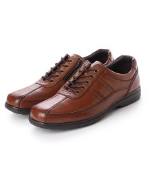 BASSANO(バッサノ)/フレッシュ ゴルフ FRESH GOLF 快適な履き心地！エアーダクト搭載幅広タウンシューズ FG734/ブラウン